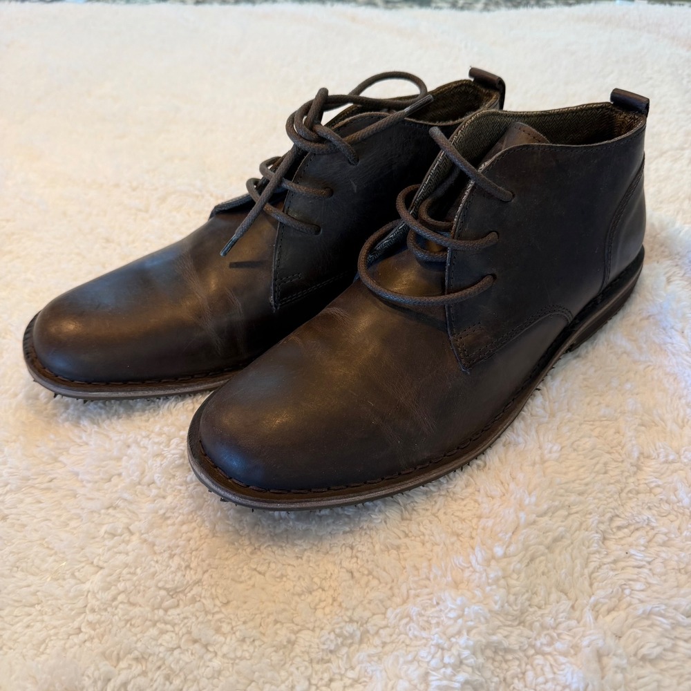 Varese Gobi Brown Leather Chukka Boots Mens 8.5 Desert Ankle‎ Boots 350078